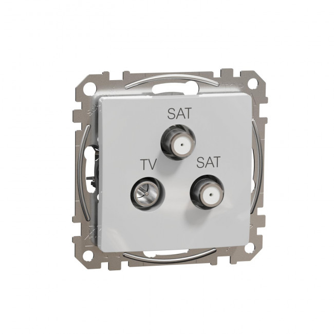 Πρίζα TV-SAT-SAT Τερματική 4dB Αλουμίνιο SDD113481S Sedna SCHNEIDER ELECTRIC