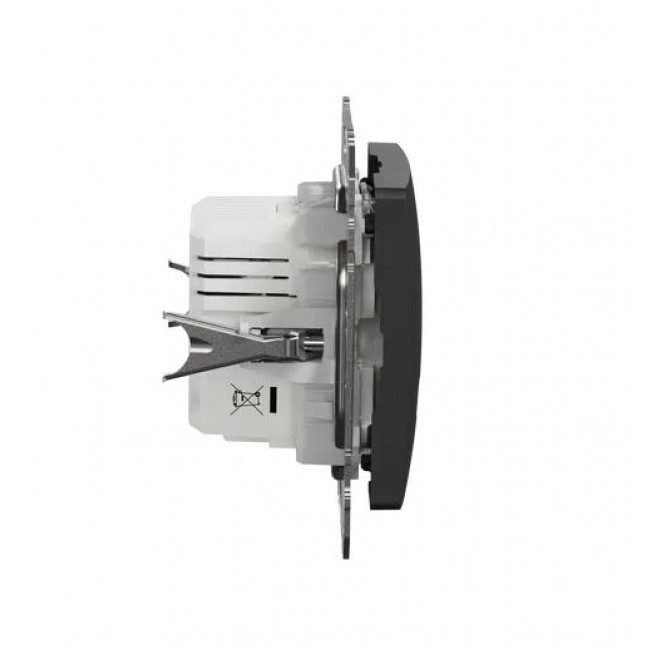 Πρίζα USB Διπλή Φόρτισης Συσκευών TypeA&C Ανθρακί SDD114402 Sedna SCHNEIDER ELECTRIC