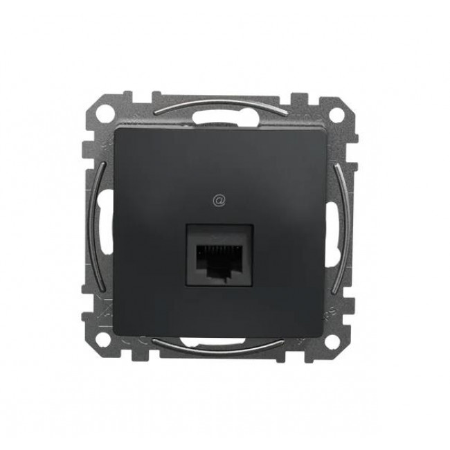 Πρίζα RJ45 Cat6A UTP Ανθρακί SDD114466 Sedna SCHNEIDER ELECTRIC