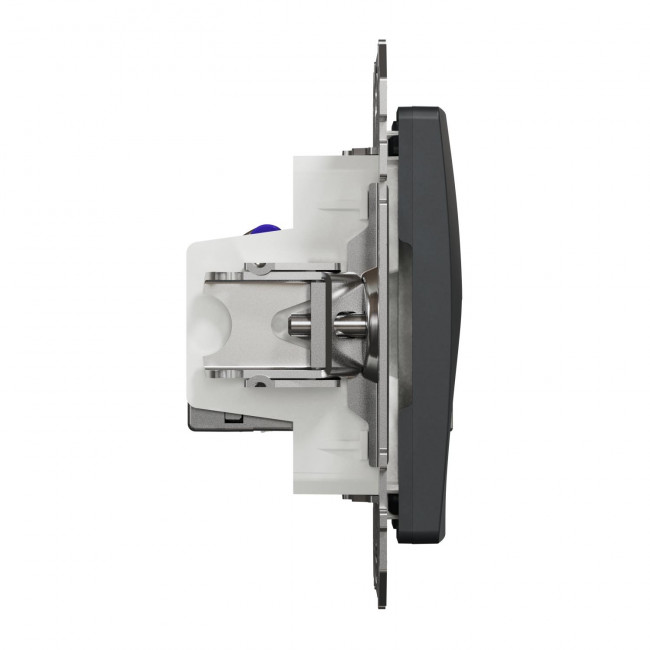 Πρίζα RJ45 Διπλή Cat6A STP Ανθρακί SDD114467S Sedna SCHNEIDER ELECTRIC
