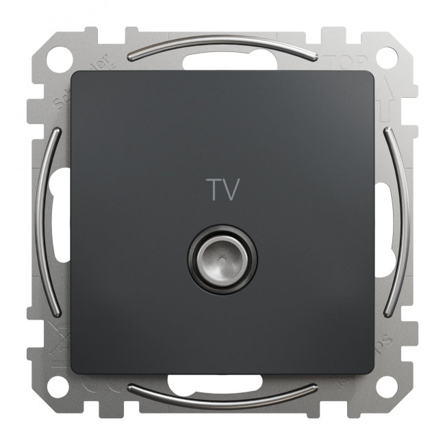 Πρίζα TV Τερματική 4dB Ανθρακί SDD114471 Sedna SCHNEIDER ELECTRIC