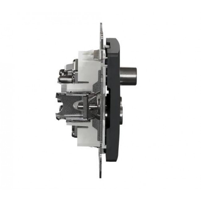 Πρίζα TV-RD-SAT Διέλευσης 10dB Ανθρακί SDD114488 Sedna SCHNEIDER ELECTRIC