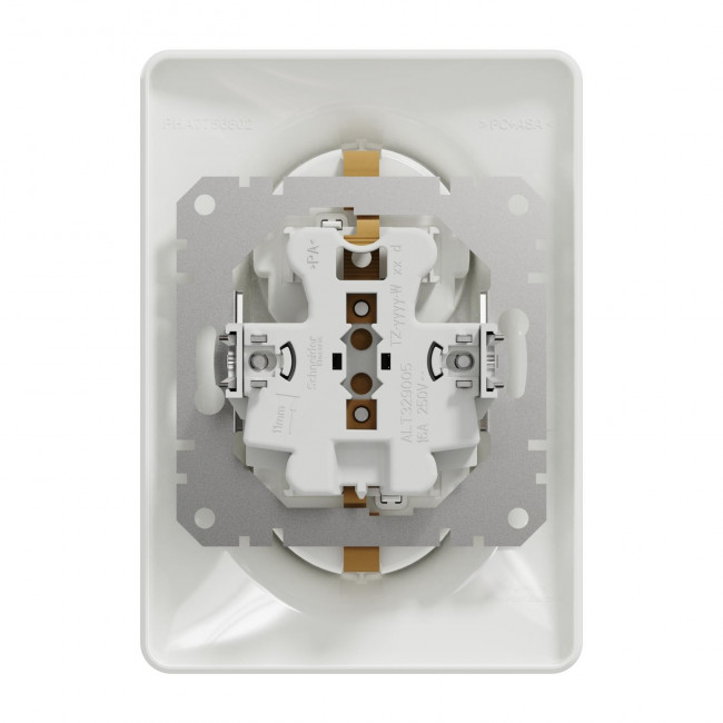 Πρίζα Σούκο Ασφαλείας Διπλή Λευκό SDD311221 Sedna SCHNEIDER ELECTRIC