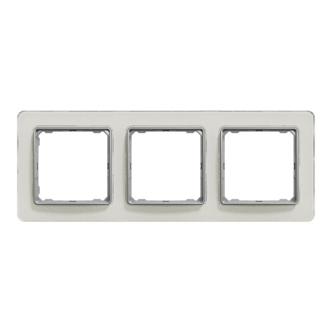 Πλαίσιο 3 Θέσεων Λευκό Glass White SDD360803 Sedna SCHNEIDER ELECTRIC