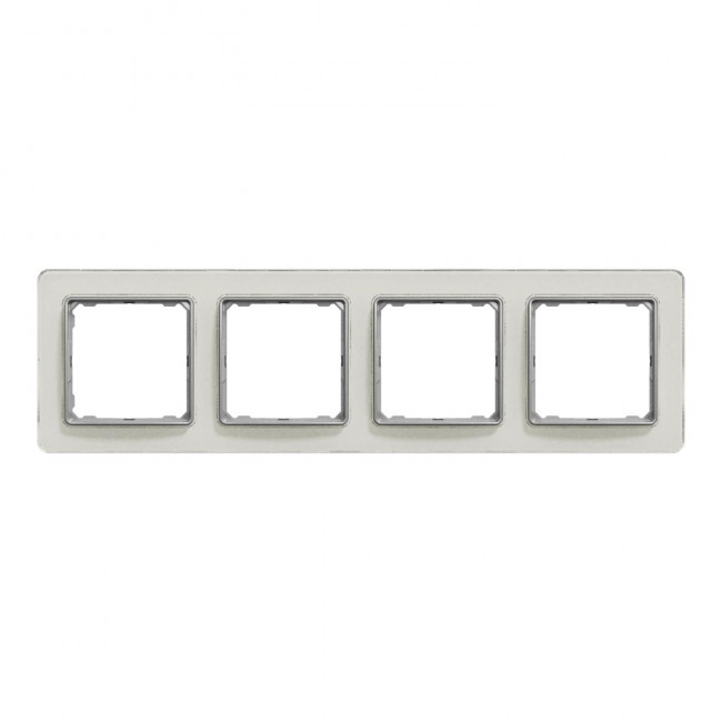 Πλαίσιο 4 Θέσεων Λευκό Glass White SDD360804 Sedna SCHNEIDER ELECTRIC