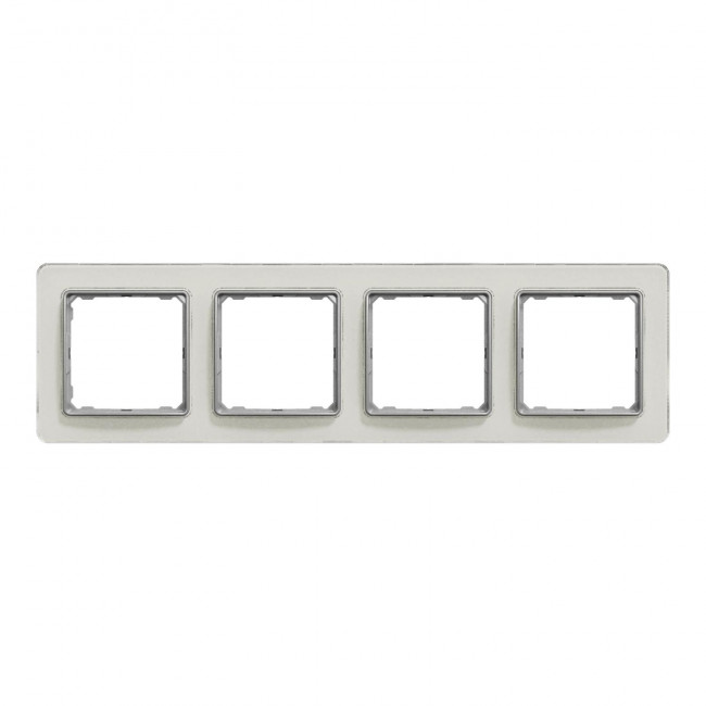 Πλαίσιο 4 Θέσεων Λευκό Glass White SDD360804 Sedna SCHNEIDER ELECTRIC