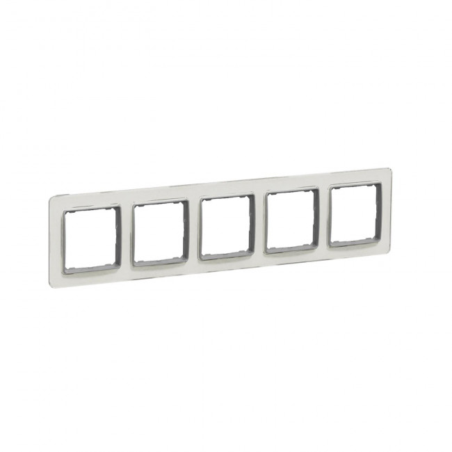 Πλαίσιο 5 Θέσεων Λευκό Glass White SDD360805 Sedna SCHNEIDER ELECTRIC