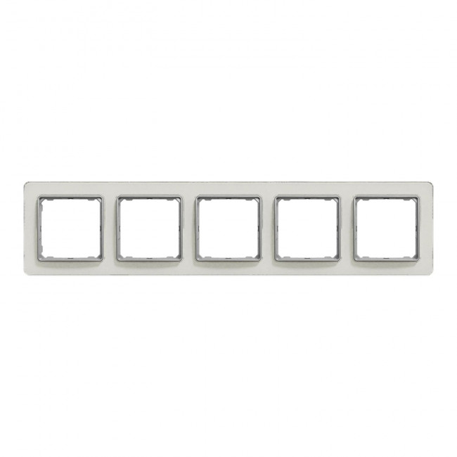 Πλαίσιο 5 Θέσεων Λευκό Glass White SDD360805 Sedna SCHNEIDER ELECTRIC
