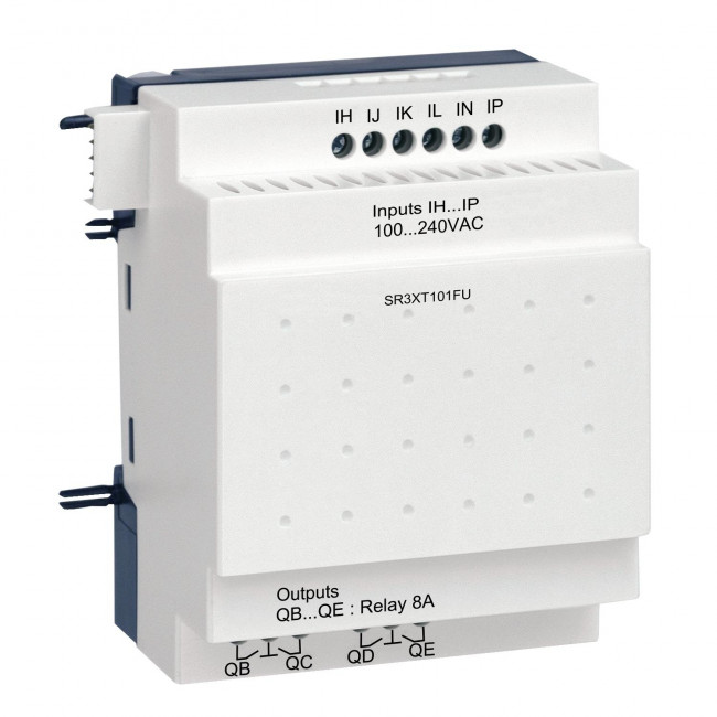 Μονάδα Επέκτασης 10 I/O Zelio Logic 100-240V AC SR3XT101FU SCHNEIDER