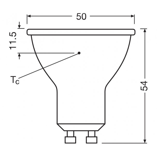Λάμπα LED 6.9W GU10 3000k 230V 36° LEDVANCE