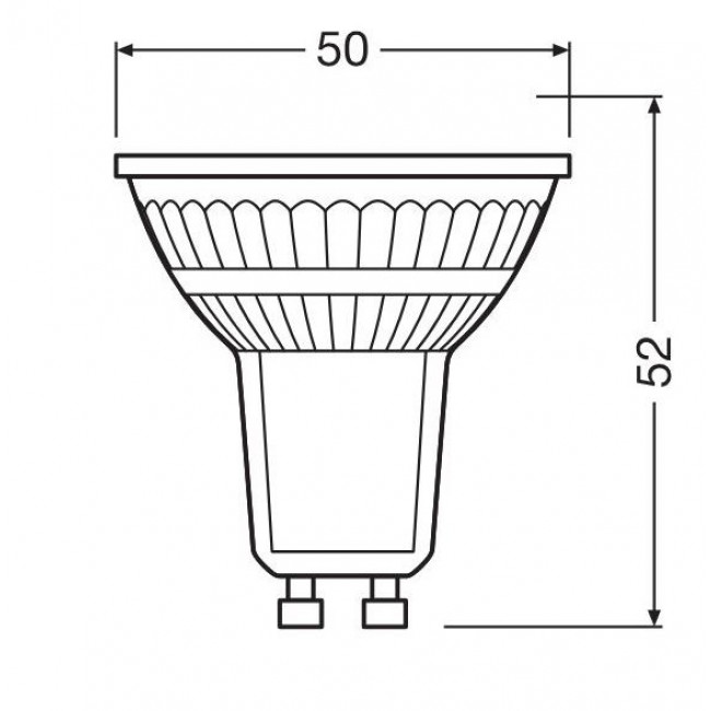 Λάμπα LED 6.9W GU10 3000k 230V 120° LEDVANCE