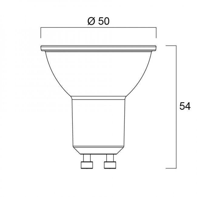 Λάμπα LED 4.3W GU10 4000k 230V 36° LEDVANCE