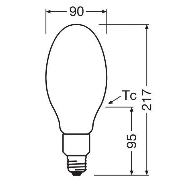 Λάμπα LED HQL 24W E27 2700k Filament Frosted LEDVANCE