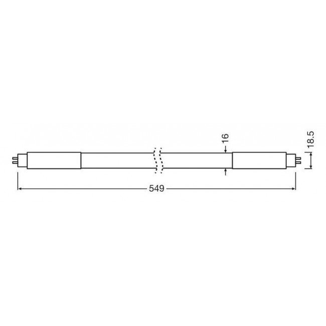 Λάμπα LED T5 10W G5 3000k 549mm AC MAINS Performance LEDVANCE