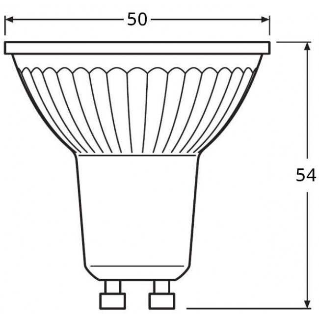Λάμπα LED 4.5W GU10 4000k 230V 120° LEDVANCE