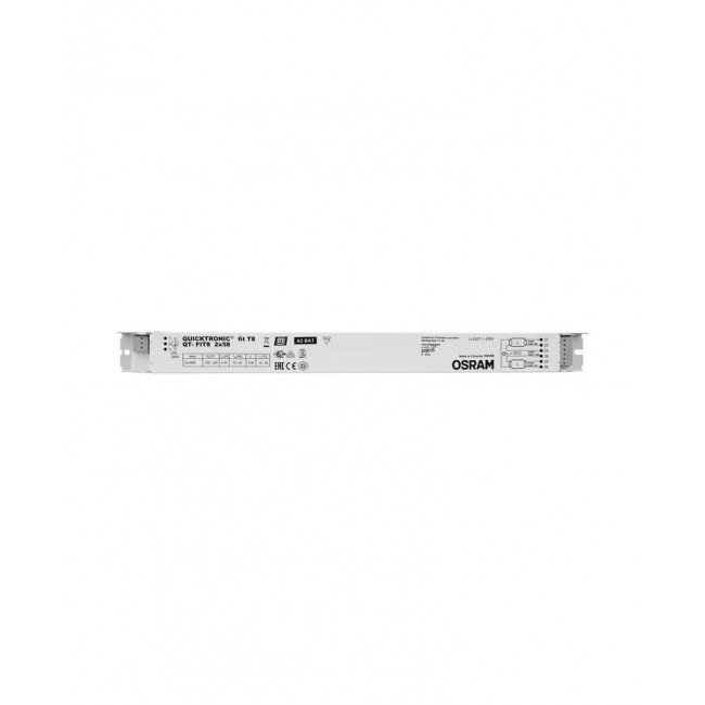 Ballast Ηλεκτρονικό Για 2 Λάμπες Φθορίου Τ8 58W QT-FIT8 OSRAM