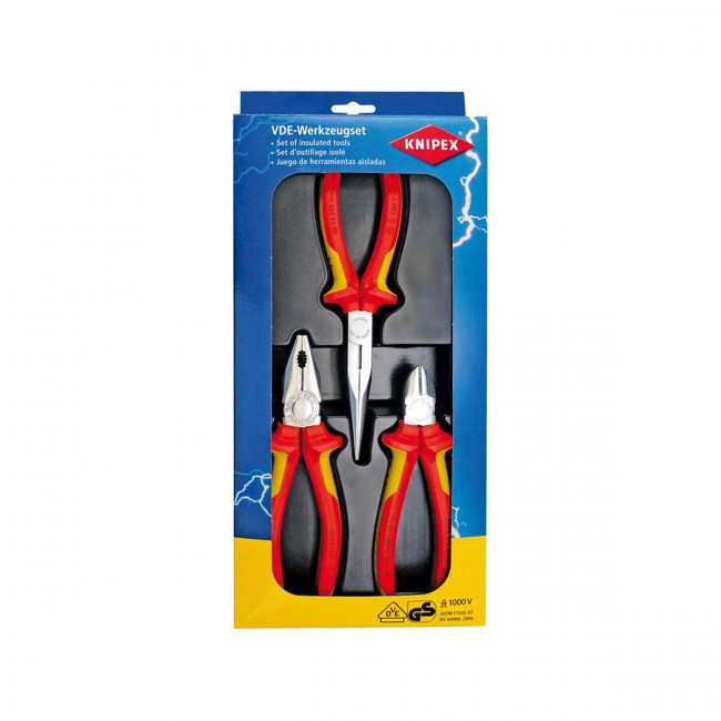 Σετ Πένσα,Πλαγιοκόφτης & Μυτοτσίμπιδο 00-20-12 KNIPEX