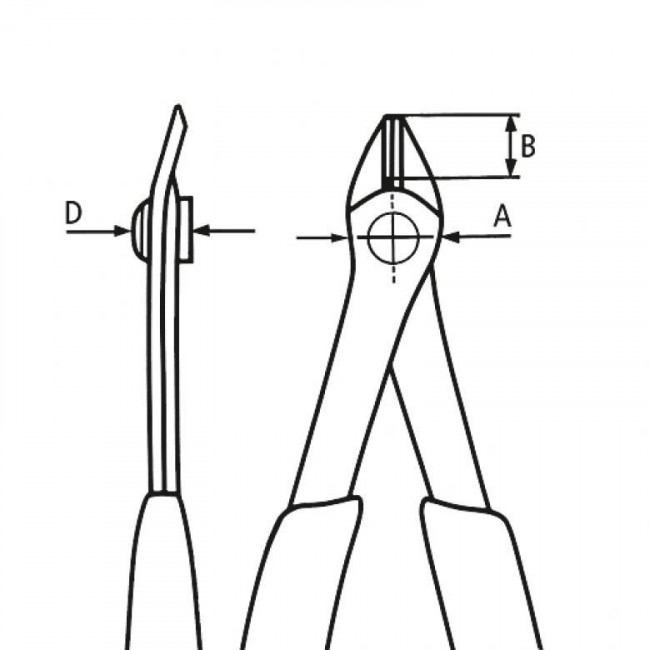 Κόφτης Ηλεκτρονικών 125mm 78-03-125 KNIPEX