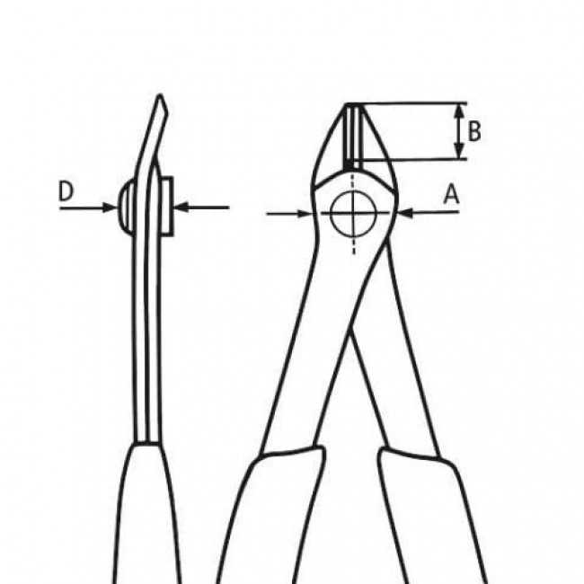 Κόφτης Ηλεκτρονικών 140mm 78-03-140 KNIPEX