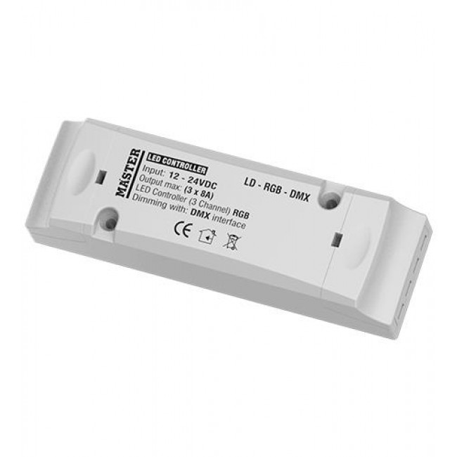 Μηχανισμός Dimmer Για Ταινία RGB Με Έξοδο 21A DMX-512 LD-RGB-DMX MASTER