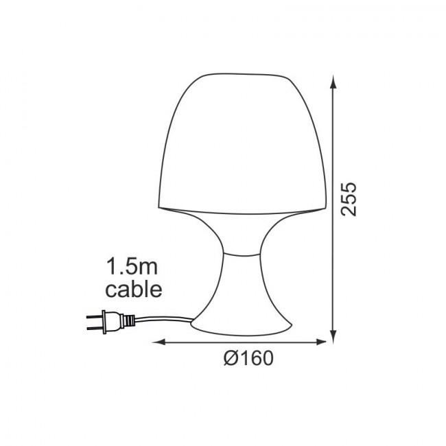 Πορτατίφ E14 Τοπε Nioki 1024SLTE ACA LIGHTING