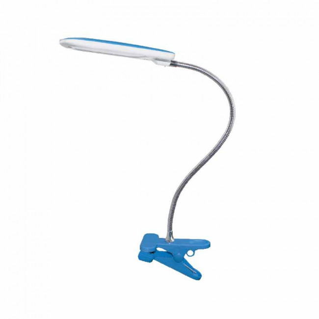 Φωτιστικό Γραφείου LED 5W 4000K Μπλε Με Τσιμπίδα Baz2 15205LEDBEC ACA LIGHTING