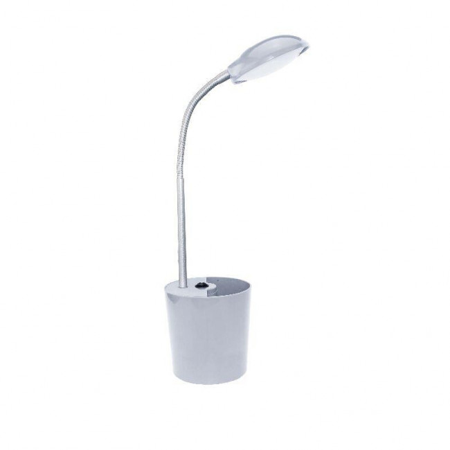 Φωτιστικό Γραφείου LED 5W 4000K Γκρι Με Μολυβοθήκη 16035LEDGY ACA LIGHTING