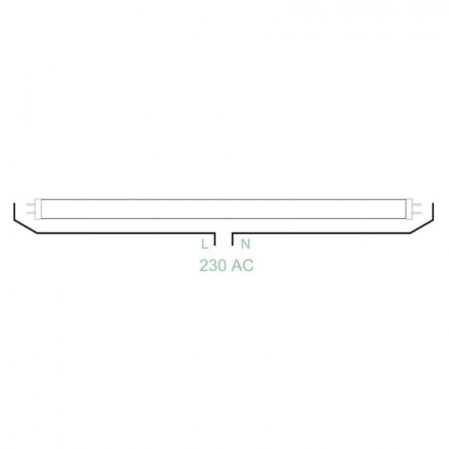 Λάμπα LED T5 17W G5 4000k 1149mm DIOLAMP