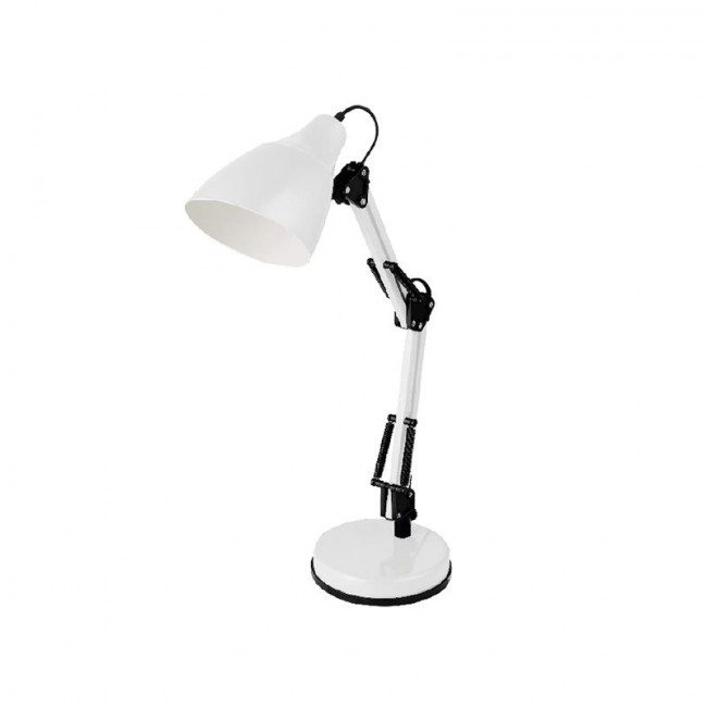 Φωτιστικό Γραφείου E27 Λευκό Kingston 2918WH ACA LIGHTING