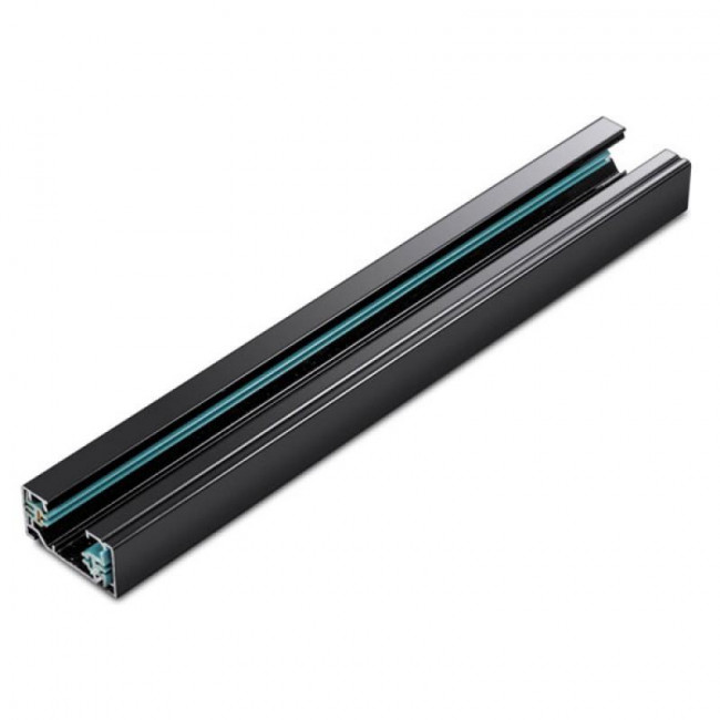 Ράγα Φωτισμού 1 Φάσης 1 Μέτρου Μαύρο 2W1MB ACA LIGHTING