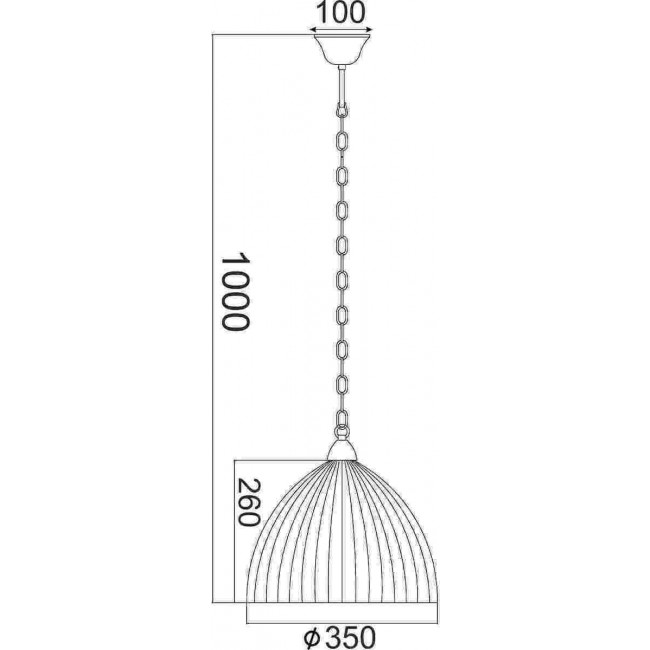 Φωτιστικό Μονόφωτο E27 Λευκό Manolia AD5001M ACA LIGHTING