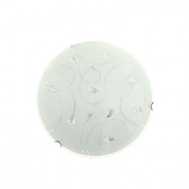 Πλαφονιέρα E27 Διάφανο Anya AD998051 ACA LIGHTING