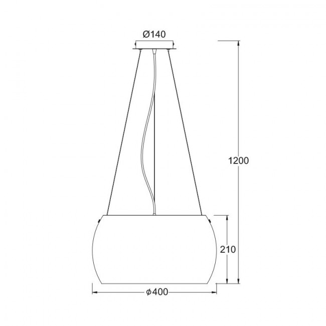 Φωτιστικό Μονόφωτο E27 Φυμέ Pontiac CX1009P40FM ACA LIGHTING