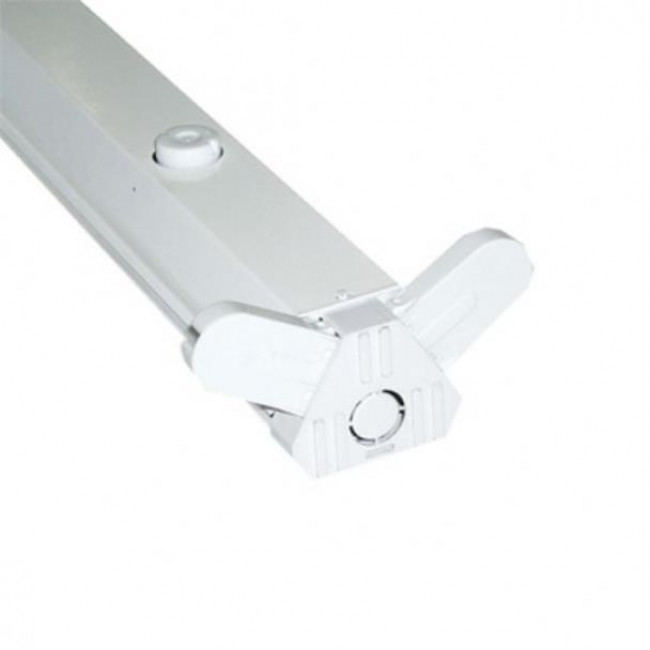 Φωτιστικό Οροφής Για Δύο Λαμπτήρες 58W Λευκό DELTA2X58 ACA LIGHTING