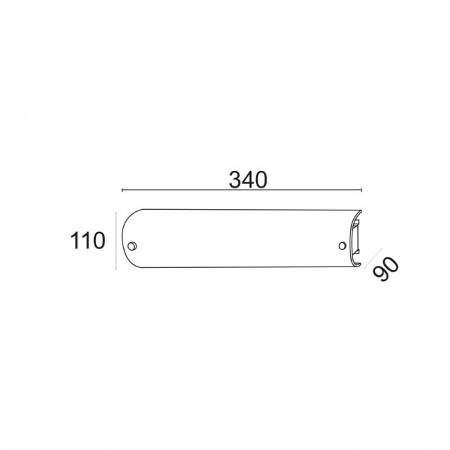 Απλίκα Μπάνιου E14 Λευκό Man DL112B1 ACA LIGHTING