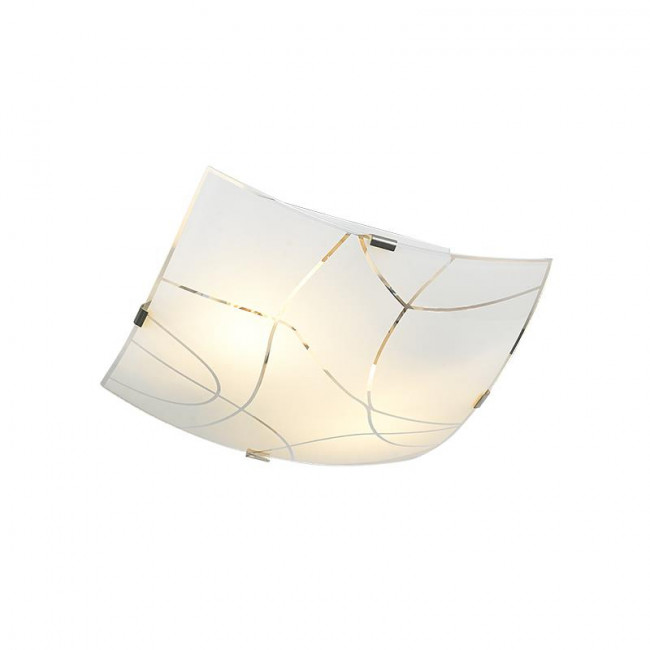 Πλαφονιέρα E27 Λευκό Locris DL186I ACA LIGHTING