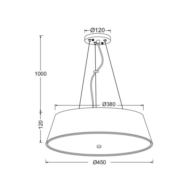 Φωτιστικό Μονόφωτο E27 Μαύρο Signac DL607B ΑCA LIGHTING