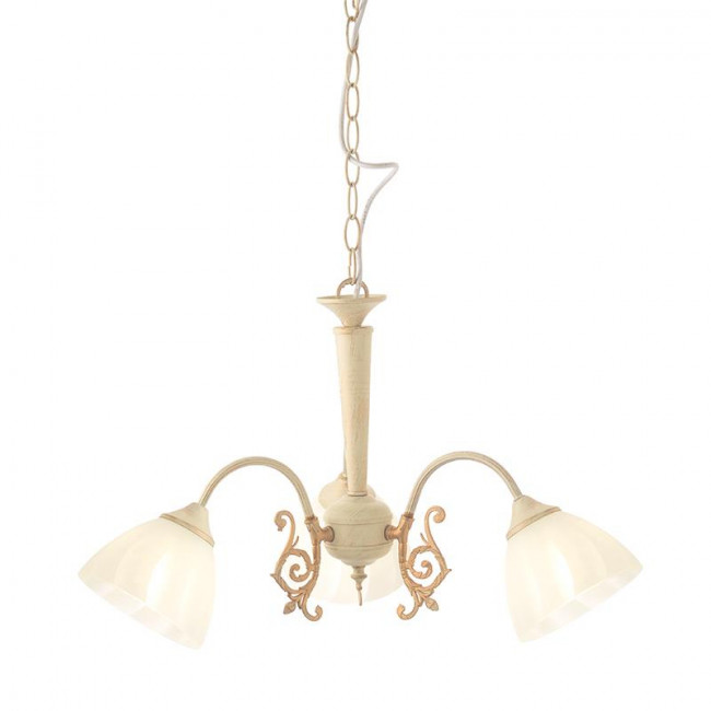Φωτιστικό Τρίφωτο Ε14 Λευκό Πατίνα Perone DL8163 ACA LIGHTING