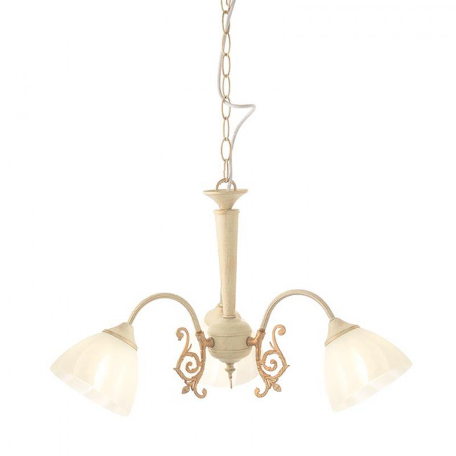 Φωτιστικό Τρίφωτο Ε14 Λευκό Πατίνα Perone DL8163 ACA LIGHTING