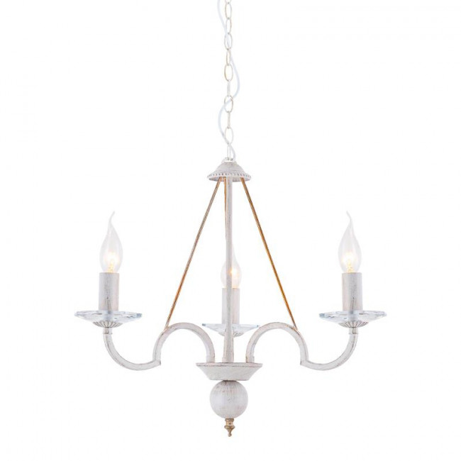 Φωτιστικό Τρίφωτο Ε14 Λευκό και Χρυσό DL9363PWG ACA LIGHTING