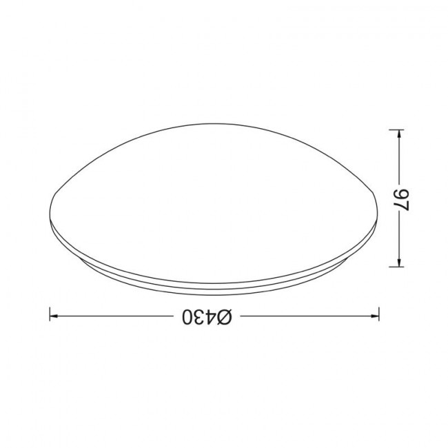 Πλαφονιέρα E27 Λευκό Vegas DLA260L ACA LIGHTING