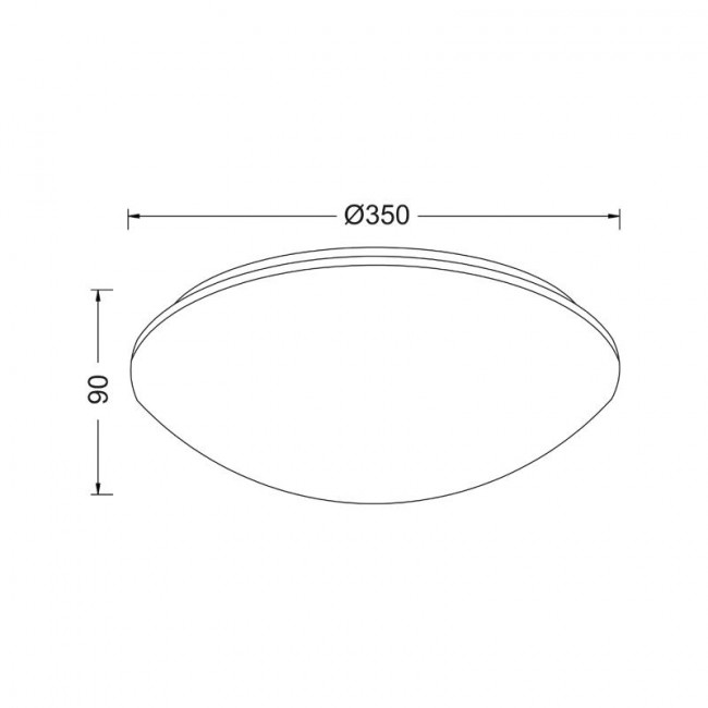 Πλαφονιέρα E27 Λευκό Vegas DLA260M ACA LIGHTING