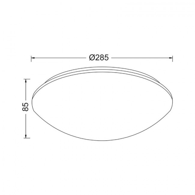 Πλαφονιέρα E27 Λευκό Vegas DLA260S ACA LIGHTING