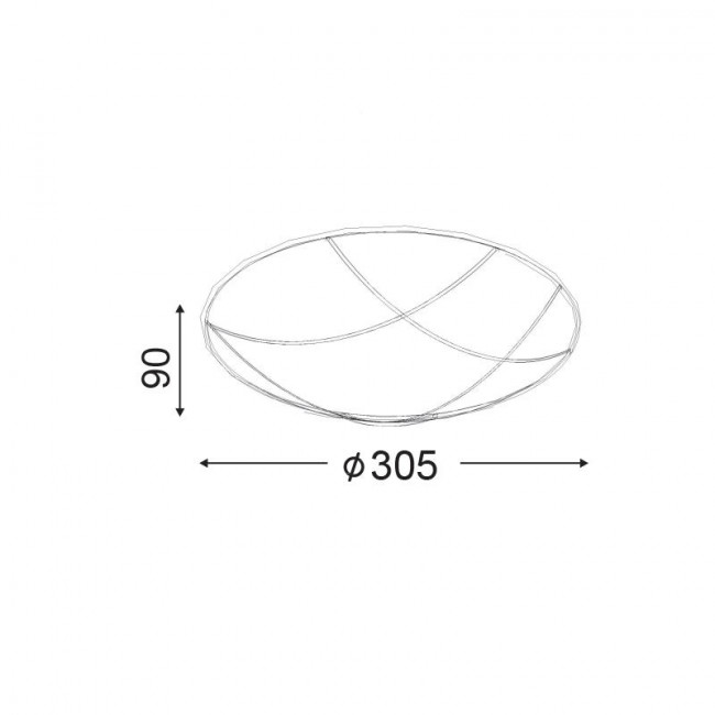Πλαφονιέρα E27 Μαύρο Και Χρυσό Minos DLA7192 ACA LIGHTING