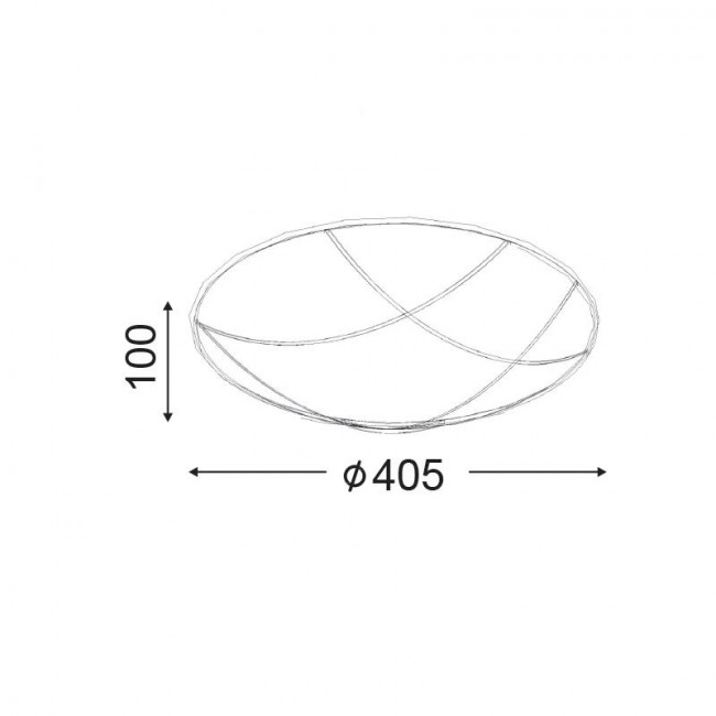 Πλαφονιέρα E27 Μαύρο Και Χρυσό Minos DLA7193 ACA LIGHTING