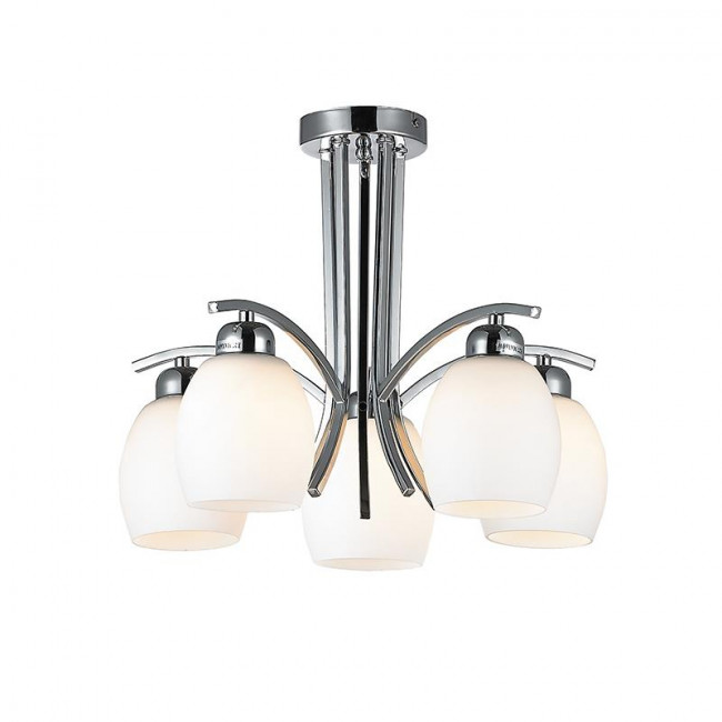 Φωτιστικό Πεντάφωτο E27 Χρώμιο Amstel DLA814A5 ACA LIGHTING