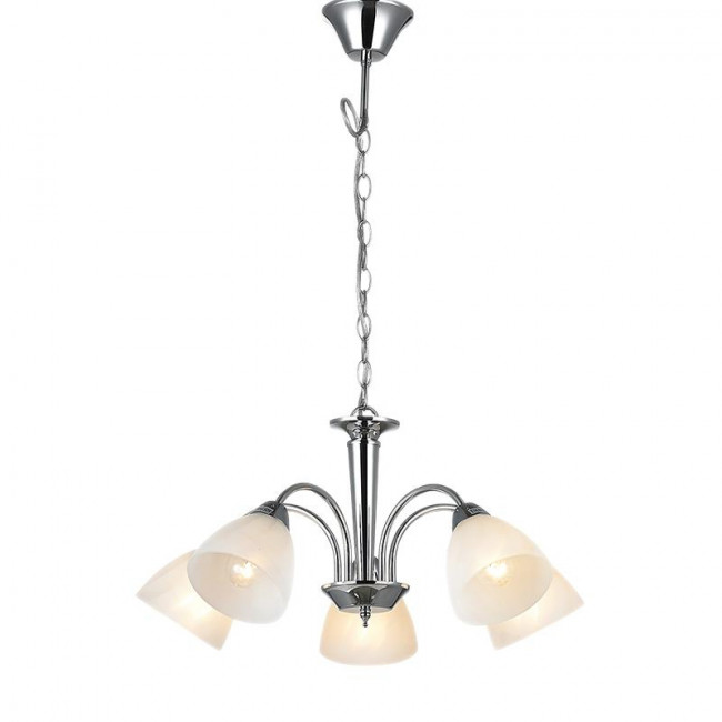 Φωτιστικό Πεντάφωτο Ε14 Χρώμιο Byron DLX7395 ACA LIGHTING