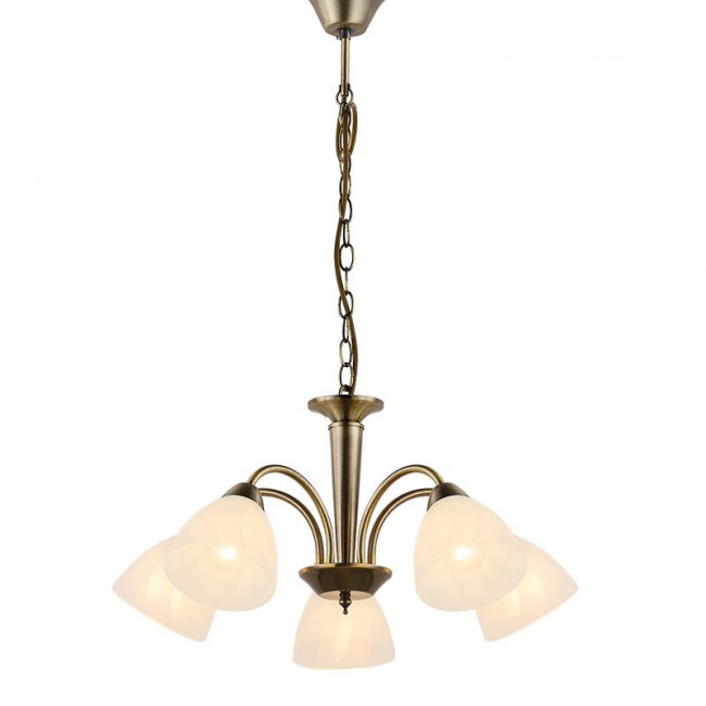 Φωτιστικό Πεντάφωτο Ε14 Μρονζέ Byron DLX7395BR ACA LIGHTING