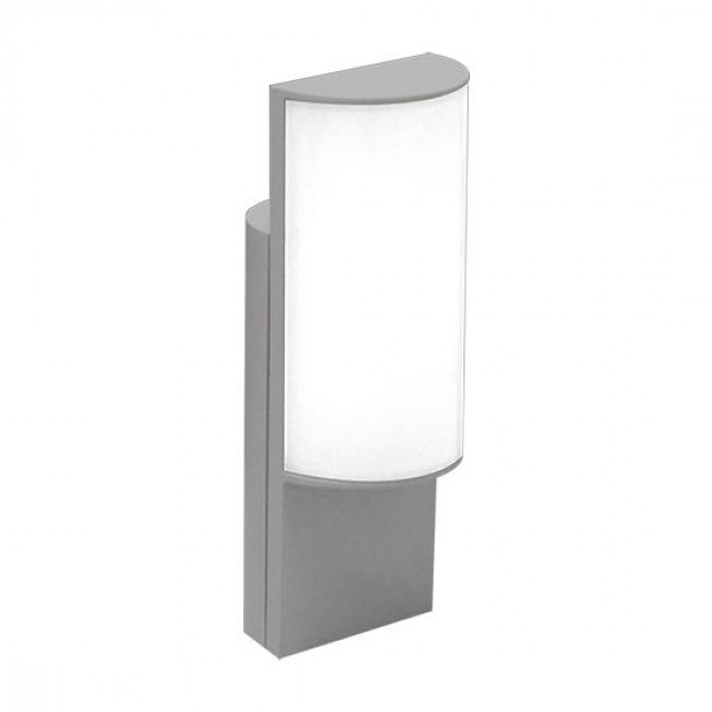 Απλίκα LED 8W 3000K Γκρι HEMI830 ACA LIGHTING