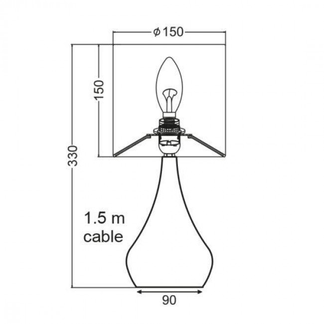 Πορτατίφ E14 Χρυσό και Ροζ Bellatris KS1178T1PG ACA LIGHTING